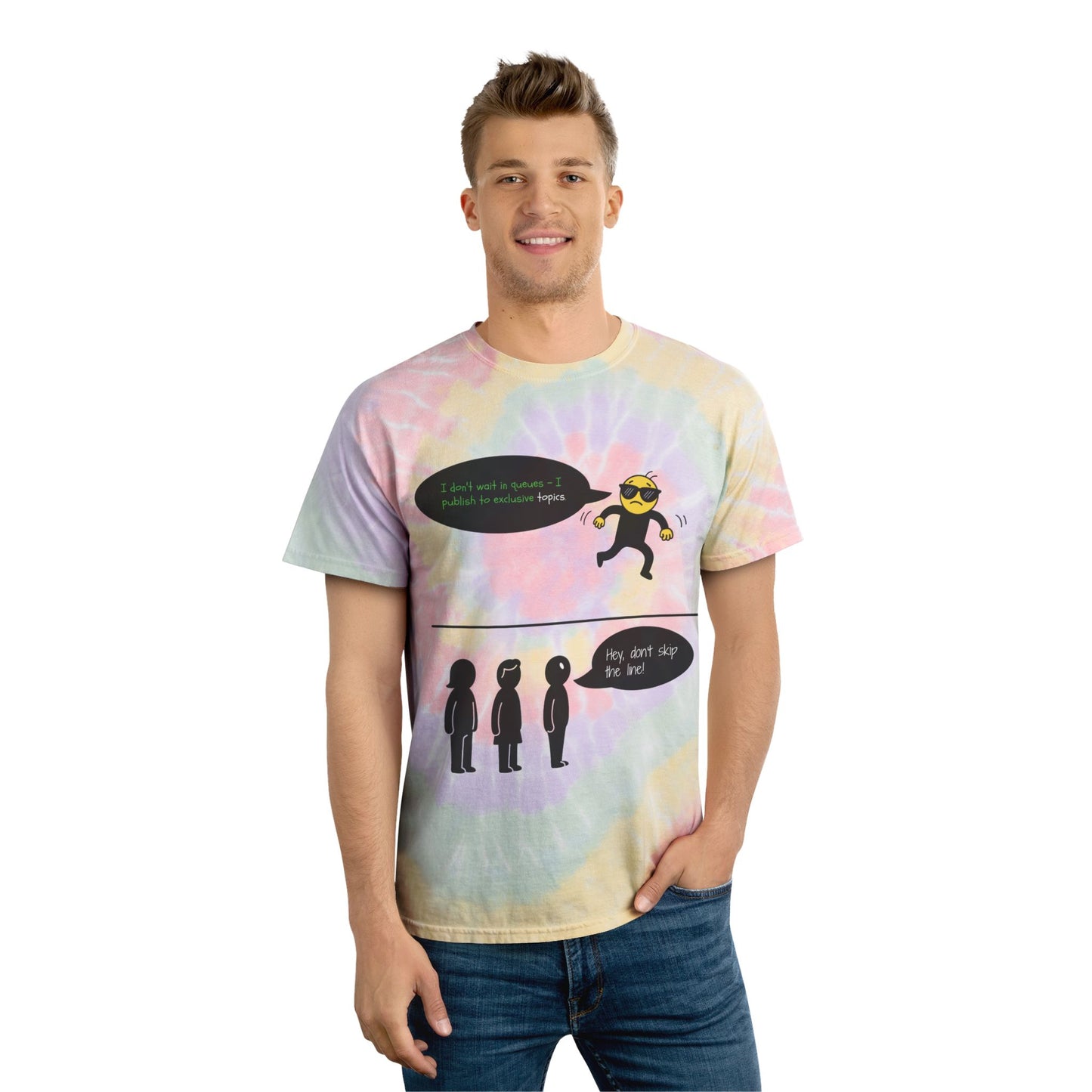 Topics Help Me Skip Queues Tee